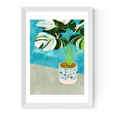 Variegated Monstera by 83 Oranges Print EAST END PRINTS