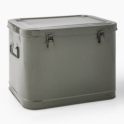 Malle de rangement, 37x28x29cm, en métal MONOPRIX