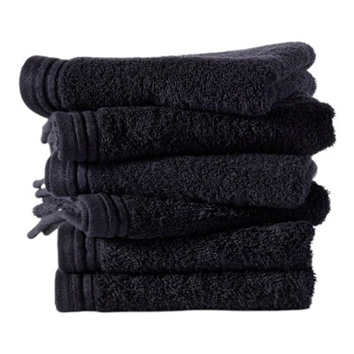 Lot de 6 serviettes de toilette coton uni BATHROOM UTILITY