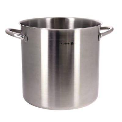 Marmite traiteur prim'appety en acier d24 cm DE BUYER