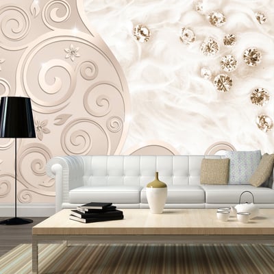 Papier peint intissé panoramique Diamond power EDEN