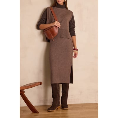 Jupe longue EMILIE en laine Maison 123