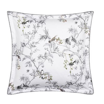 Taie d'oreiller imprimée en satin de coton bio, CHARME ALEXANDRE TURPAULT