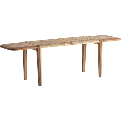 Banc contemporain en teck RECOLLECTION