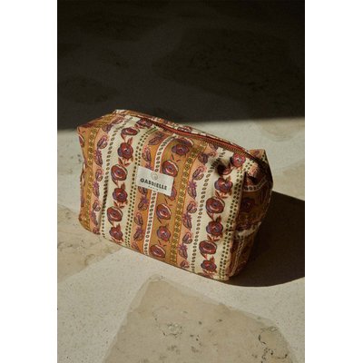 Trousse de toilette en coton, FLORES GABRIELLE PARIS