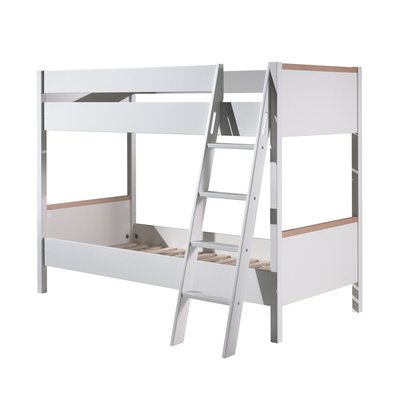 Lit enfant superposé en bois 90x200cm- TAMATIA DRAWER