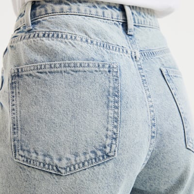 Jean mom en coton bio, Signature PAULINE LA REDOUTE COLLECTIONS
