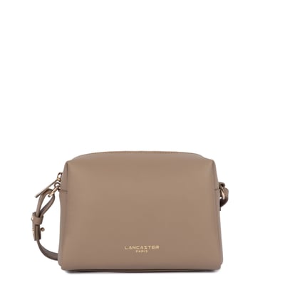 Sac trotteur zippé en cuir, DONNA CUBE LANCASTER