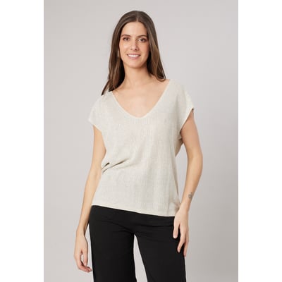 Pull ample femme en maille brillante VEYRA DEELUXE