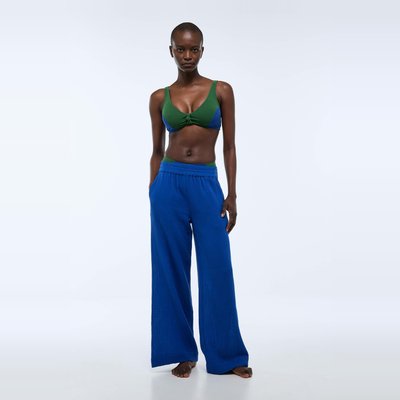 Pantalon de plage en double gaze de coton BIO GOTS MONOPRIX