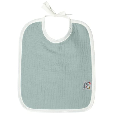 Bavoir en gaze de coton et bambou ajustable grâce à son lacet à nouer JEANNE SEVIRA KIDS