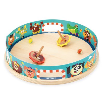 Toupies Arena, Jeu D'adresse En Bois Dès 4 Ans JANOD