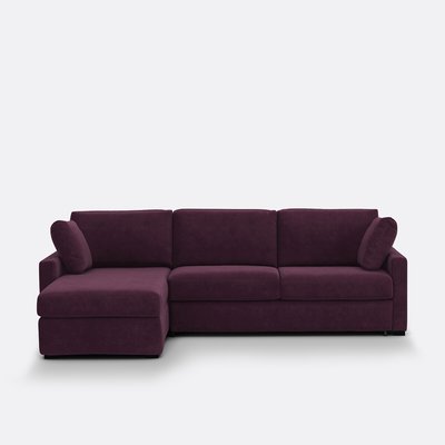 Sofá cama rinconero de terciopelo, Bultex, Timor LA REDOUTE INTERIEURS