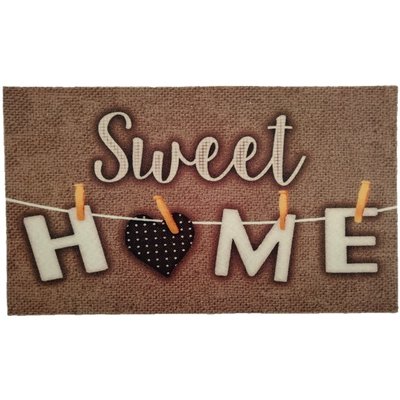 Tapis d'entrée sweet home 50x80cm CALICOSY
