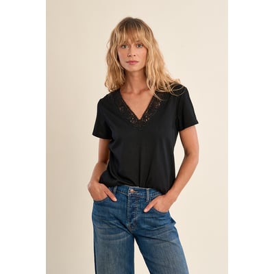 T-shirt décontracté avec détails brodés MOLLY BRACKEN