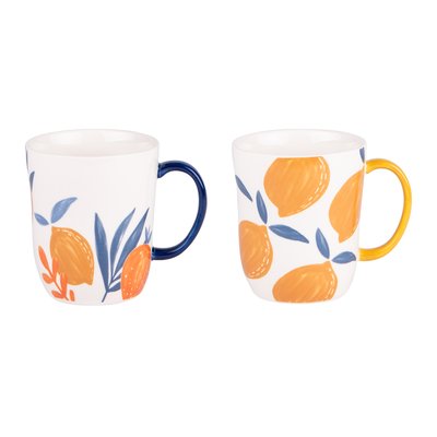Coffret de 2 mugs   50 cl-SICILIA TABLE PASSION