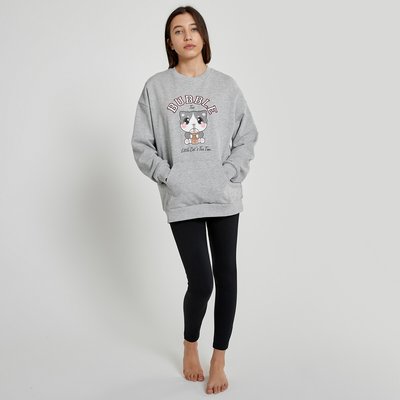 Pyjama oversize imprimé chat LA REDOUTE COLLECTIONS