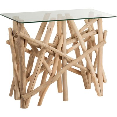 Console en bois et verre, Parkin JOLIPA