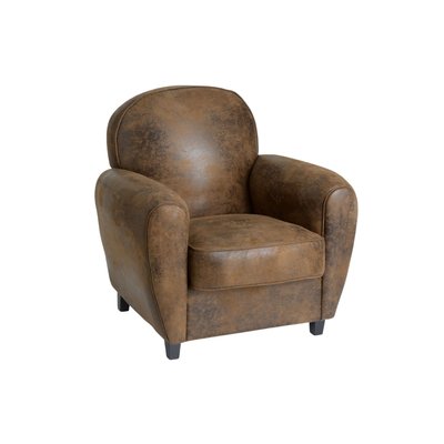 Fauteuil club marron - ROSNAY AMADEUS