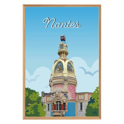 Tableau Mural Illustration Nantes CONTEMPORAIN URBAIN CEANOTHE