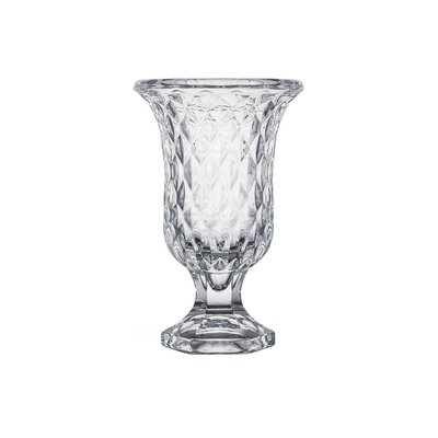 Vase vasque en verre Diamants - 15x15x24cm WADIGA