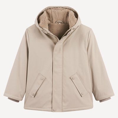 Giacca a vento con cappuccio foderata in sherpa LA REDOUTE COLLECTIONS