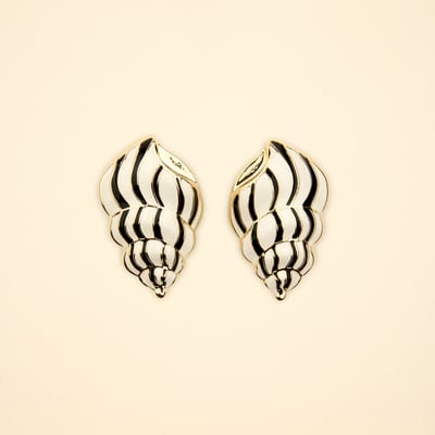 Boucles d'oreilles Coquillage Métal COUCOU SUZETTE