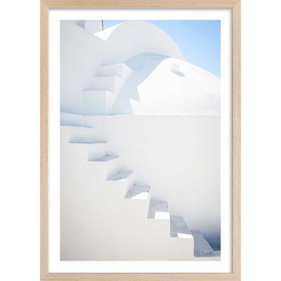 Poster escaliers sur oia HEXOA