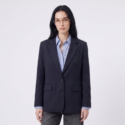 Veste tailleur manches longues avec poches à rabat EVISSAE ARTLOVE