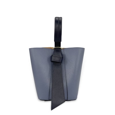 Sac seau et pochette en cuir grainé BIRDIE OH MY BAG