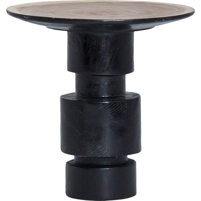 Table basse en bois tropical, ronde, Sauris RECOLLECTION