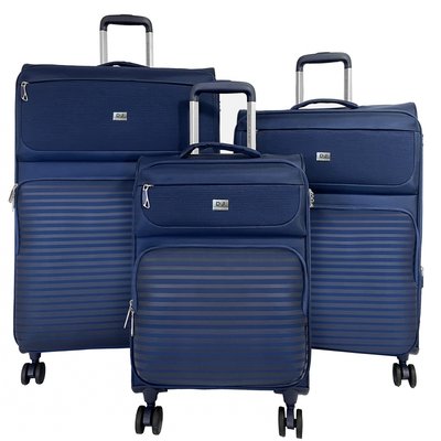 Lot de 3 valises dont 1 cabine souples DAVID JONES