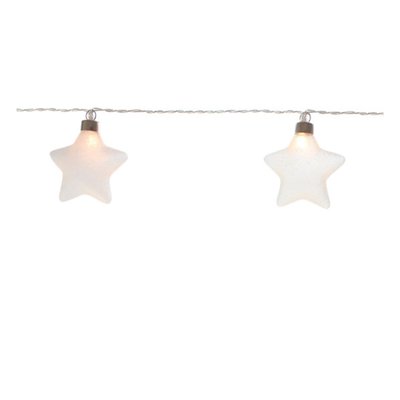 Guirlande Led 10 étoiles Verre Givre Deco 2.5 M MILLUMINE