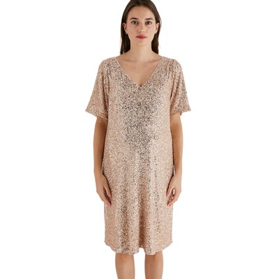 Robe de grossesse en sequins VERTBAUDET