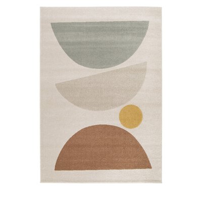 Tapis contemporain à motif géométrique - LÉO DRAWER