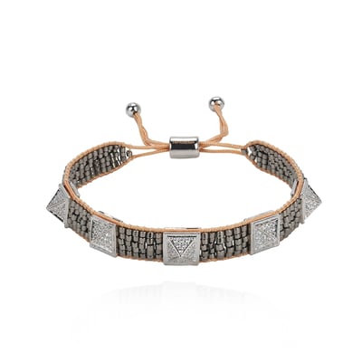Bracelet réglable perles tissées avec charms SILLAGE HIPANEMA