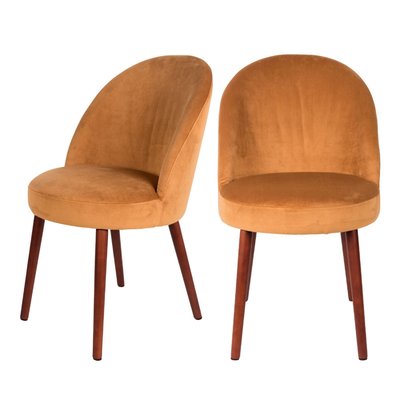 Lot de 2 chaises en velours- BARBARA DUTCHBONE