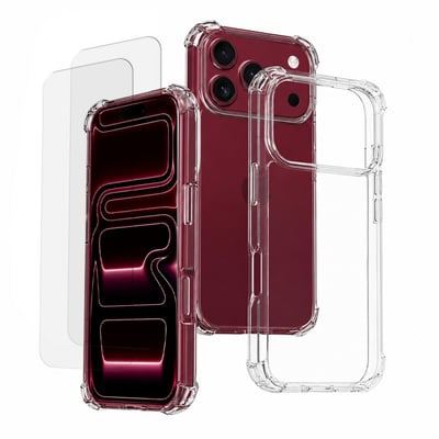 Coque iPhone 18 Pro antichoc + 2 vitres EVETANE