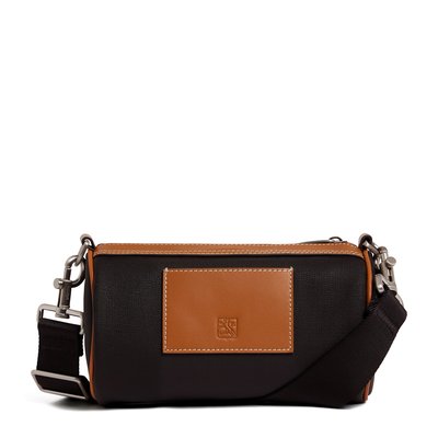 Sac bandoulière mini en toile enduite MAURICE LE TANNEUR