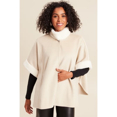 Poncho cape coupe ample BREAL
