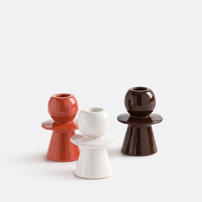 Candelabro de cerámica, al. 10 cm, Greta LA REDOUTE INTERIEURS