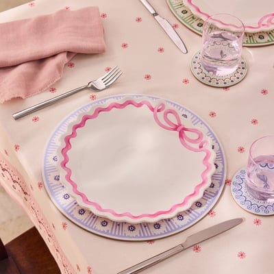 Spitalfields Silk Dinner Plate CATH KIDSTON