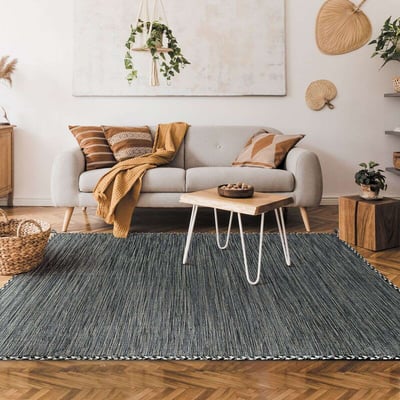 Tapis en coton tissé et tressé  SAHARA THE DECO FACTORY