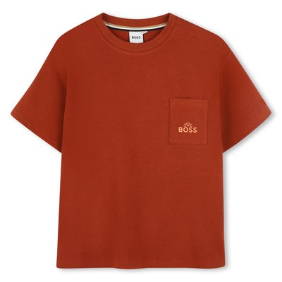 T-shirt en coton brodé BOSS KIDSWEAR