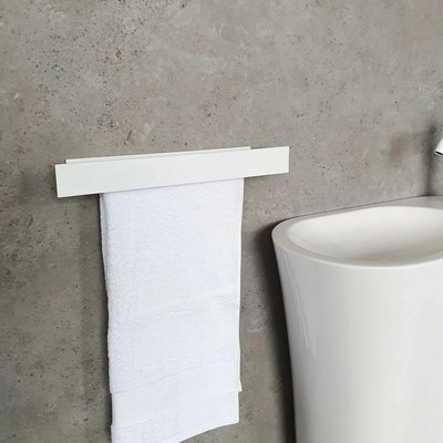 Полка настенная металлическая с держателем, 80 см SO'HOME
