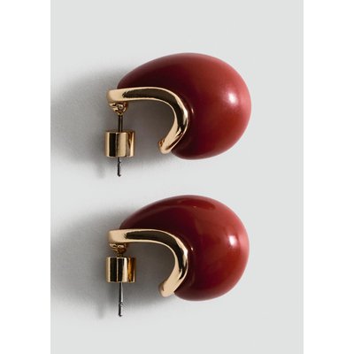 Boucles d'oreilles goutte résine MANGO