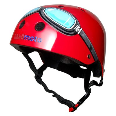 Casque De Vélo : Red Goggle (taille M) KIDDIMOTO