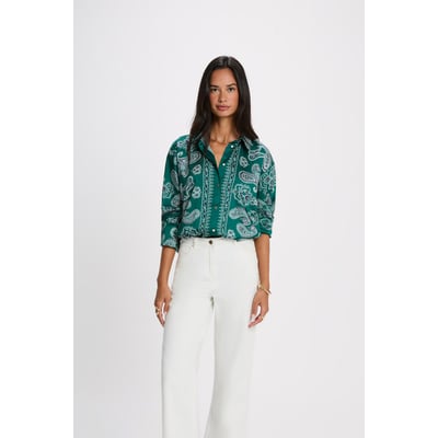 Chemise droite motife MORGAN