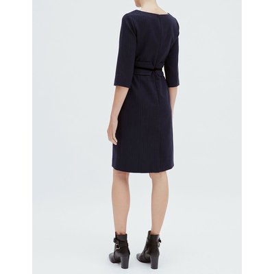 Robe Justine en laine bleu marine INES DE LA FRESSANGE PARIS