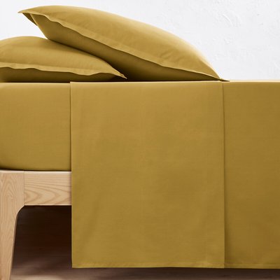 Drap plat uni percale de coton Scenario LA REDOUTE INTERIEURS